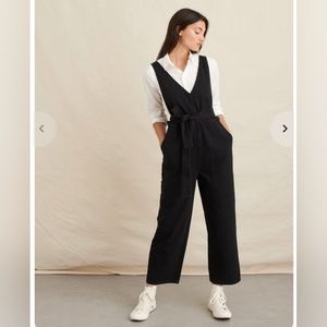 Like new Alex Mill Ollie overall in recycled denim - black